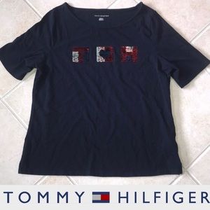 Tommy Hilfiger dark navy American t-shirt